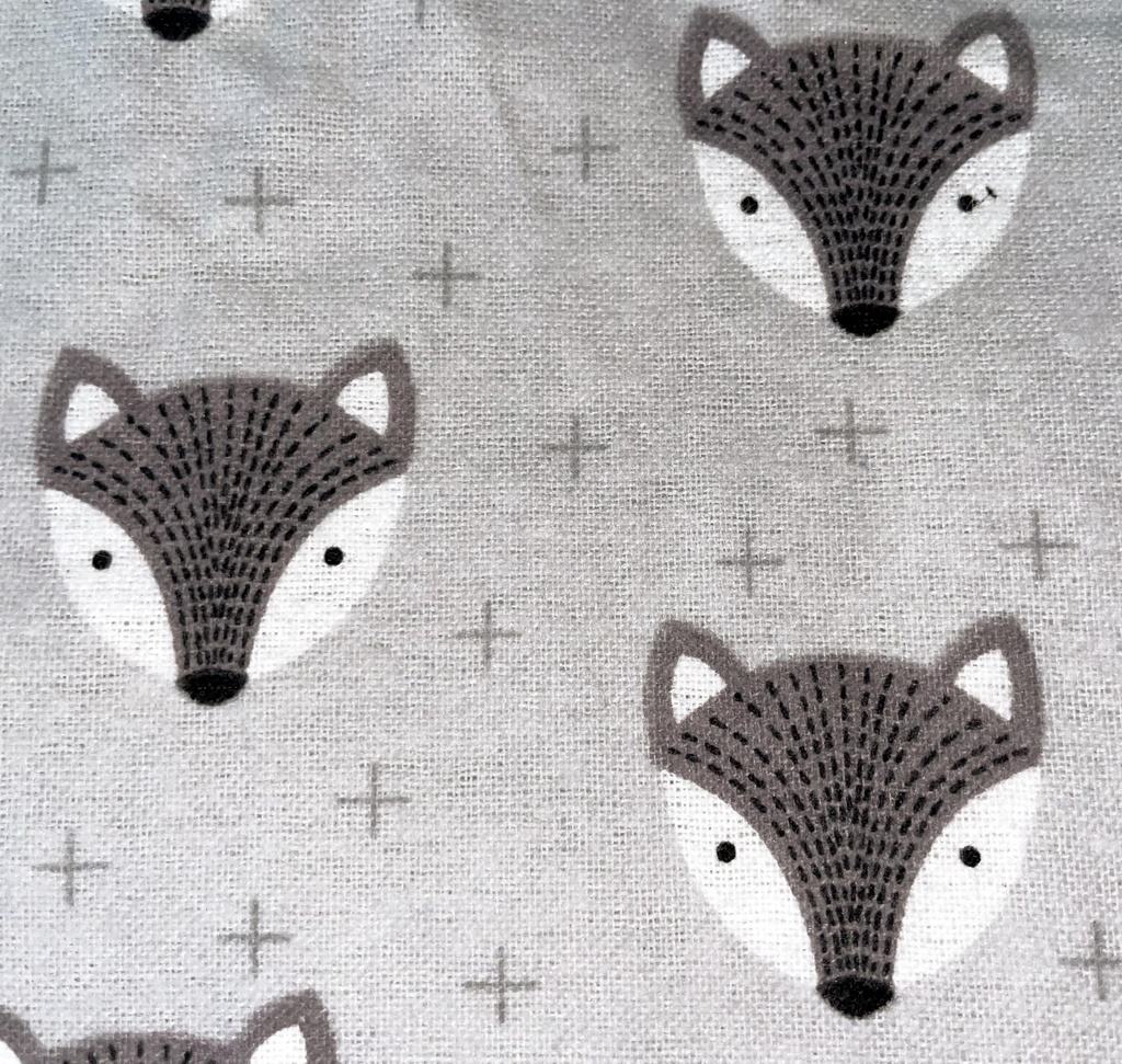 Foxy grey flannel swatch